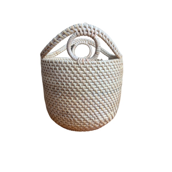 سلة حلوى روتان